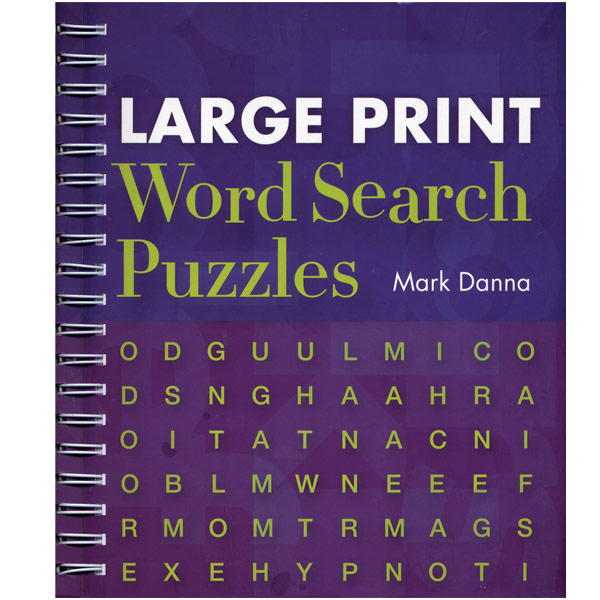 Large Print Word Search Puzzles - Large Print Books - MaxiAids