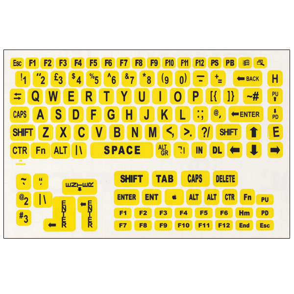 keyboard cleaner warning label